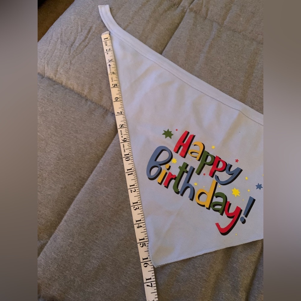 Happy Birthday Pet Bandana